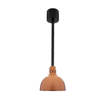 Baselite FW500 Copper Shade Heat Lamp with Pulley