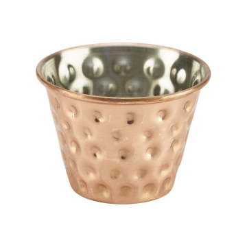 Ramekin Copper Plated Hammered 4oz (9cl)