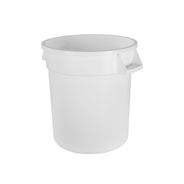 Bronco White Round Ingredient Bin Food Container 38 Litre