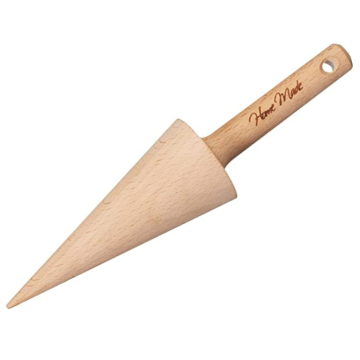 Beech Wood Waffle Cone Roller 4cm Diameter