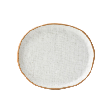 Hessian Plate 8.3&quot; x 7.2&quot; (21.3cm x 18.3cm)