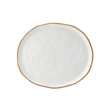 Hessian Plate 11.5&quot; x 10&quot; (29cm x 25cm)