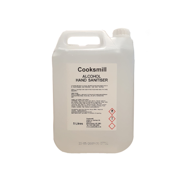 Cooksmill 70% Alcohol Hand Sanitiser (5 Litre)