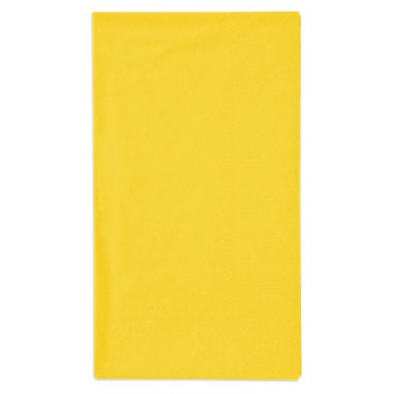 Dinner Napkin 2ply 40cm Yellow 8 Fold  (Pack 125) [125/16]