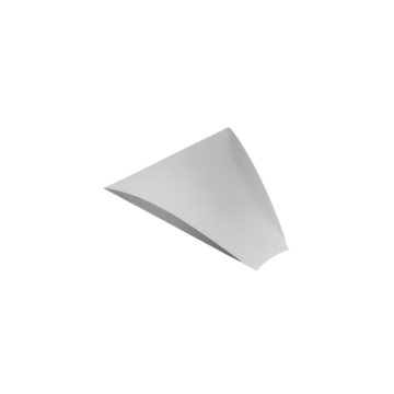 Compostable White Pizza Slice Tray (Pack 1000)
