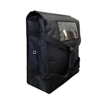 Black Insulated Pizza Delivery Bag 19&quot;