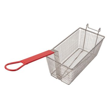 Frying Basket with Red Handle 325x165x135mm