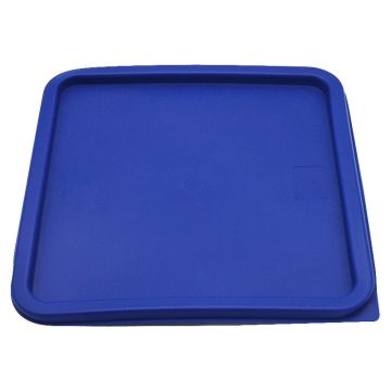 Square Food Ingredient Storage Container Lid Blue