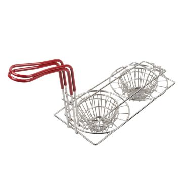 Double Cup Tortilla Frying Basket