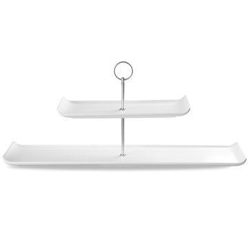 Alchemy Balance 2 Tier Plate Tower Rectangular Large 5.75&quot;x11.75&quot; / 6&quot;x22&quot; (Pack 2)