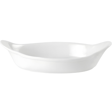 Porcelite Oval Eared Dish 16.5cm