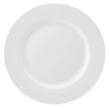 Pure White Wide Rim Plate 11.5&quot; (29cm)