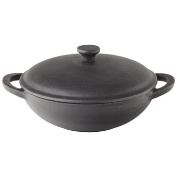 Cast Iron Mini Wok with Lid 8.5&quot; (21.5cm) 20oz (58cl)