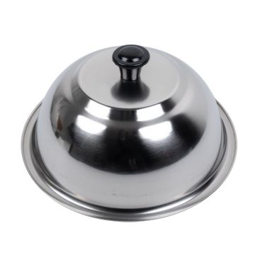 Steel Burger Cover Dome 22cm