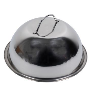 Steel Burger Cover Dome 32cm
