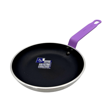 Cooksmill Aluminium Teflon Non Stick Induction Frying Pan Purple Handle 20cm