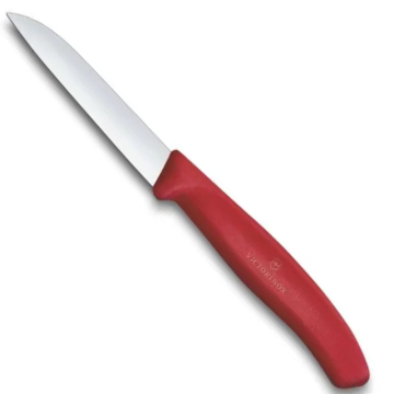Victorinox Polypropylene Paring Knife with Straight Blade in Red 8cm
