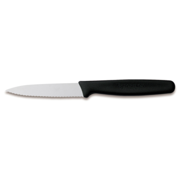 Victorinox Polypropylene Paring Knife with Pointed Tip Serrated Edge in Black 8cm