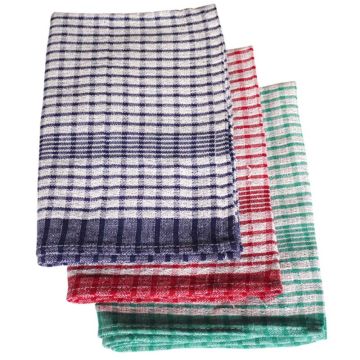 Rice Weave Tea Towel in Assorted Colours 46x69cm (Pack 10)