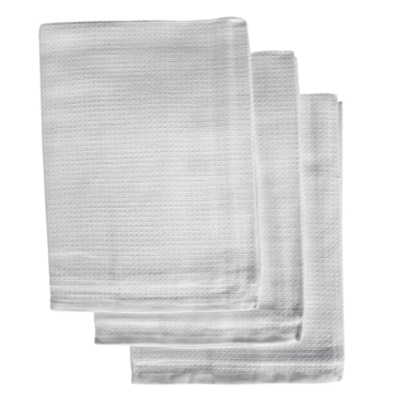 Professional Honeycomb Tea Towel in Plain White 51x73cm (Pack 10)