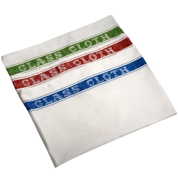 Printed Cotton Glass Cloth in Assorted Colours 51x76cm (Pack 10)