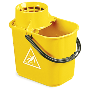 Optima Industrial Heavy Duty 14 Litre Mop Bucket Yellow