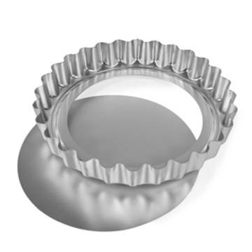 Silverwood 9&quot; Deep Fluted Flan Tin with Loose Base