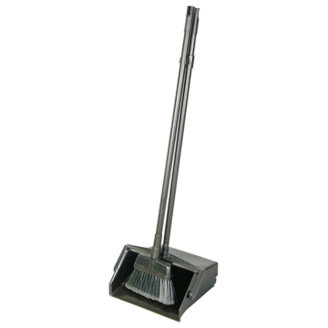 Lobby Dustpan Brush Set in Black