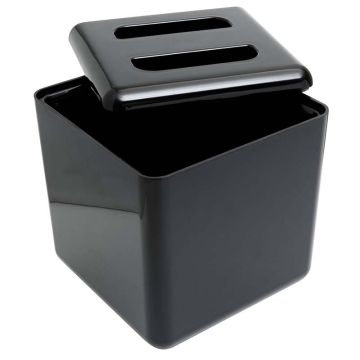 Ice Bucket Insulated Square Black 5 Litre / 8.8 Pint