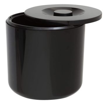Ice Bucket Insulated Round Black 4 Litre / 7 Pint