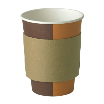 Small Unprinted Coffee Cup Sleeves to fit 8oz - Brown (Pack 2000)