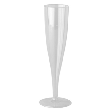 Disposable Plastic Champagne Flute 6oz (Pack 10)