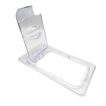 Gastronorm Flip Lid Clear Polycarbonate 1/4