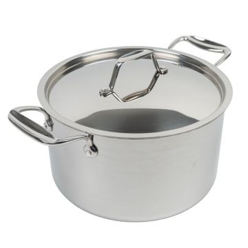 TriPly Stainless Steel Casserole and Lid 24cm