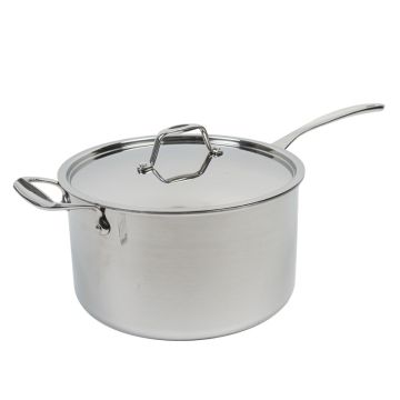 TriPly Stainless Steel Sauce Pan and Lid 26cm