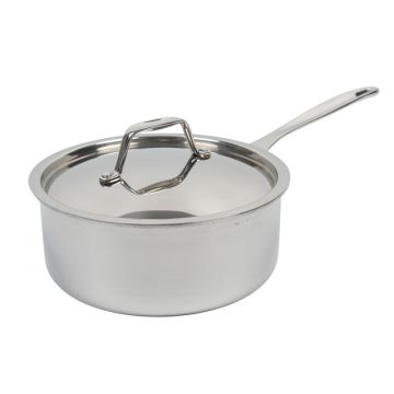 TriPly Stainless Steel Saute Pan and Lid 20cm