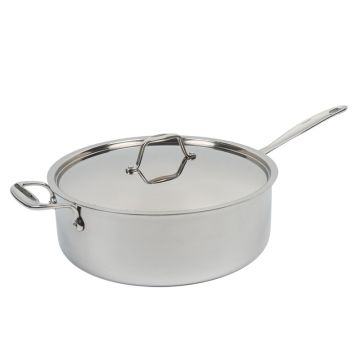 TriPly Stainless Steel Saute Pan and Lid 30cm