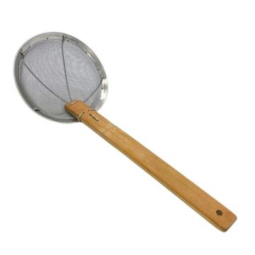 Oriental Fine Mesh Skimmer Spider with Bamboo Handle 6&quot;