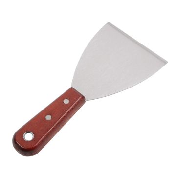 Wooden Handle Pan Scraper 10cm Blade