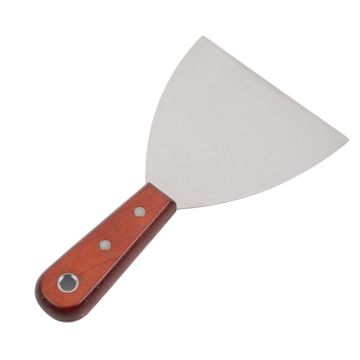 Wooden Handle Pan Scraper 12cm Blade