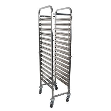 Gastronorm Racking Trolley 15 Tiers for 1/1 GN Pans 68(w) x 58(d) x 170(h)cm