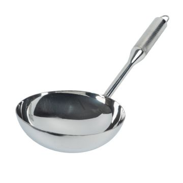 Stainless Steel Fry Ladle Short Handle No 9