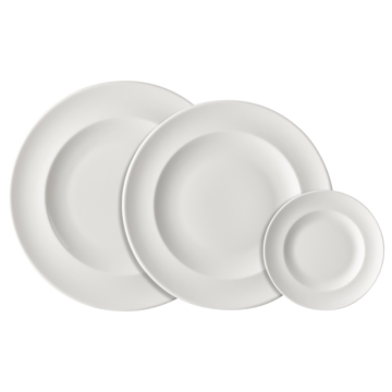 Porland Academy Rimmed Plate 23cm