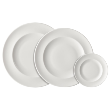 Porland Academy Rimmed Plate 17cm