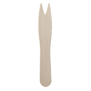 Disposable Wooden Chip Forks 85mm (Pack 1000)