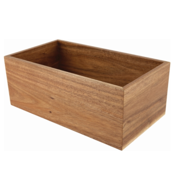Acacia Wood Riser/Box 32.5x18x12.3cm