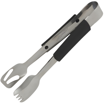 Genware Plastic Handle Buffet Tongs Black