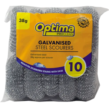 Galvanised Steel Scourer 38g (Pack 10)