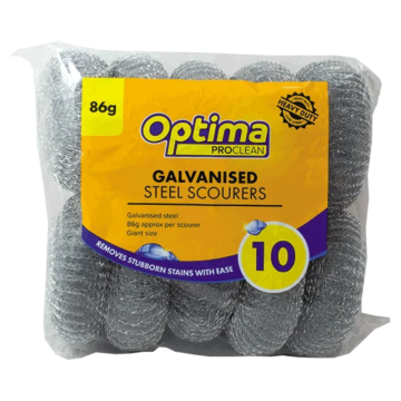 Galvanised Steel Scourer 86g (Pack 10)