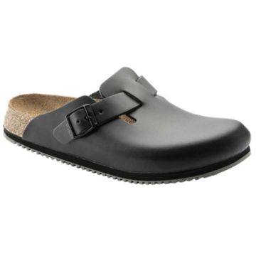 Black SuperGrip Boston Leather Shoe EU 44 UK 9.5